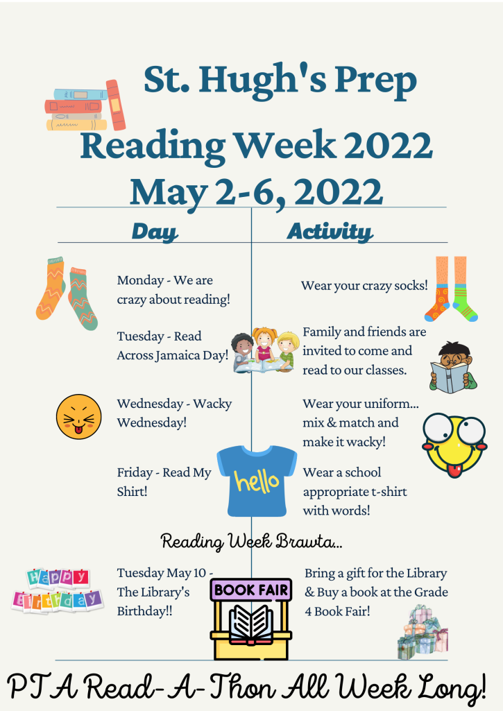 St. Hugh's Prep (2)Reading Week Flyer May 2022
